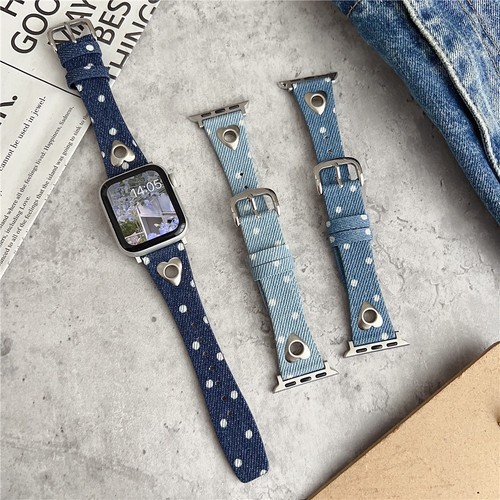 Cinturino donna denim pois - donna,